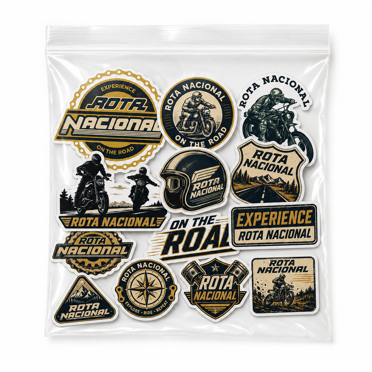 Pack de Adesivos Rota Nacional 08