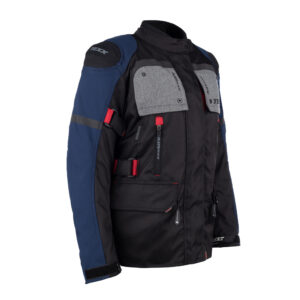 Jaqueta Texx Armor Ld Fem Pret Azul Verm Cinz